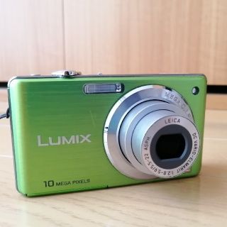 パナソニック(Panasonic)のPanasonic LUMIX　 FS7 グリーン(コンパクトデジタルカメラ)