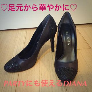 ダイアナ(DIANA)のラメ入り！足元から華やかに♡(ハイヒール/パンプス)