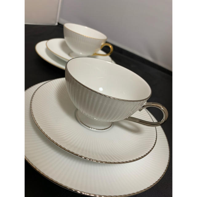 Noritake ノリタケ ダイヤモンドコレクション カップ\u0026ソーサー ピンク白