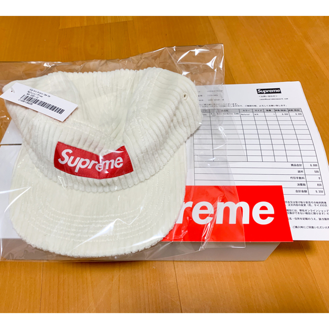 Supreme Wide Wale Corduroy Camp Cap