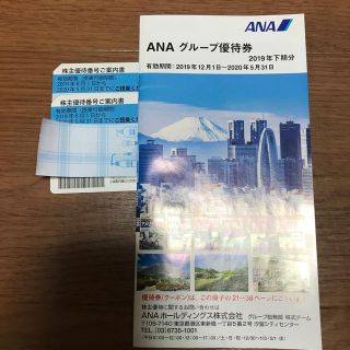 エーエヌエー(ゼンニッポンクウユ)(ANA(全日本空輸))の【新品 未使用】ANA株主優待券 2枚(ショッピング)