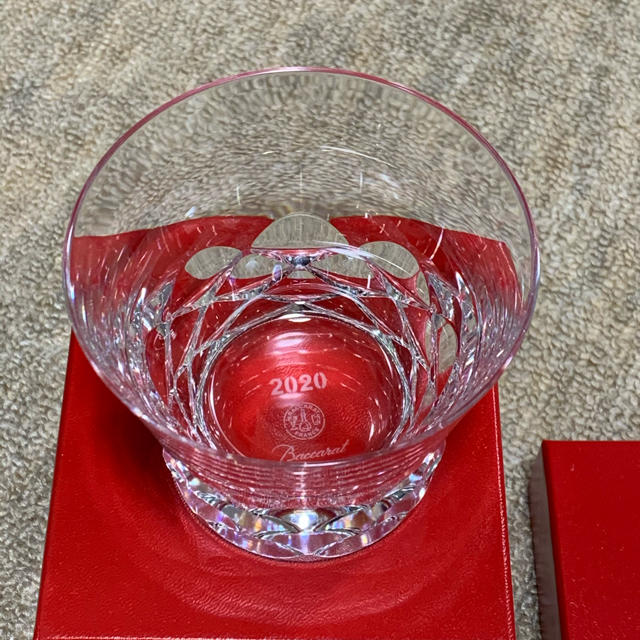 【baccarat/バカラ】 グラスタンブラー 刻印2020 箱・手提袋付