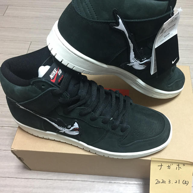 靴/シューズ27.5cm NIKE SB DUNK HIGH PRO ISO SHARK