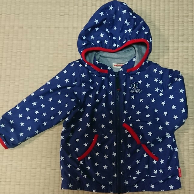 mikihouse(ミキハウス)のMikihouse 星柄パーカー 100 キッズ/ベビー/マタニティのキッズ服男の子用(90cm~)(ジャケット/上着)の商品写真