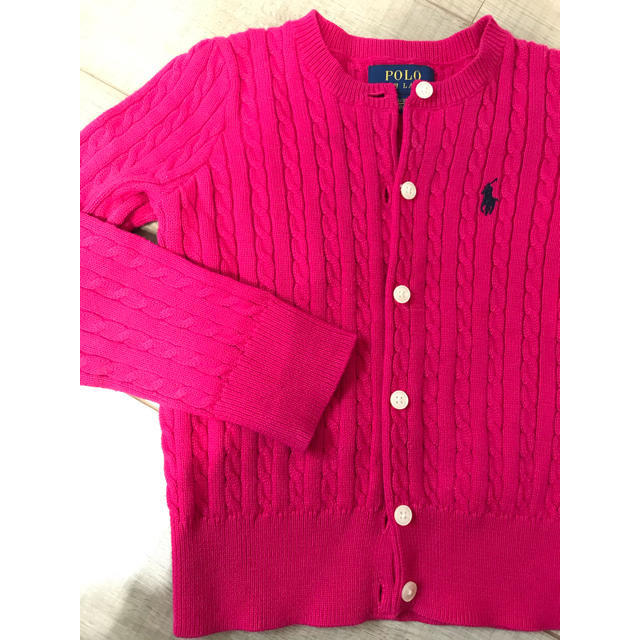 Ralph Lauren(ラルフローレン)のラルフローレン カーディガン100♡ キッズ/ベビー/マタニティのキッズ服女の子用(90cm~)(カーディガン)の商品写真