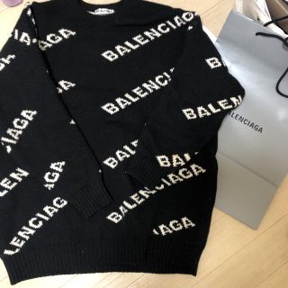 バレンシアガ(Balenciaga)のバレンシアガロゴニット34(ニット/セーター)