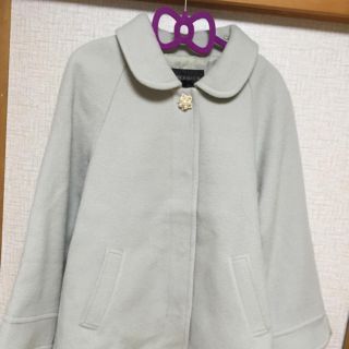 ミッシュマッシュ(MISCH MASCH)の美品ミッシュマッシュパールビジューコート(ピーコート)