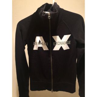 アルマーニエクスチェンジ(ARMANI EXCHANGE)の【美品】ARMANI EXCHANGEシップアップカーディガン(パーカー)