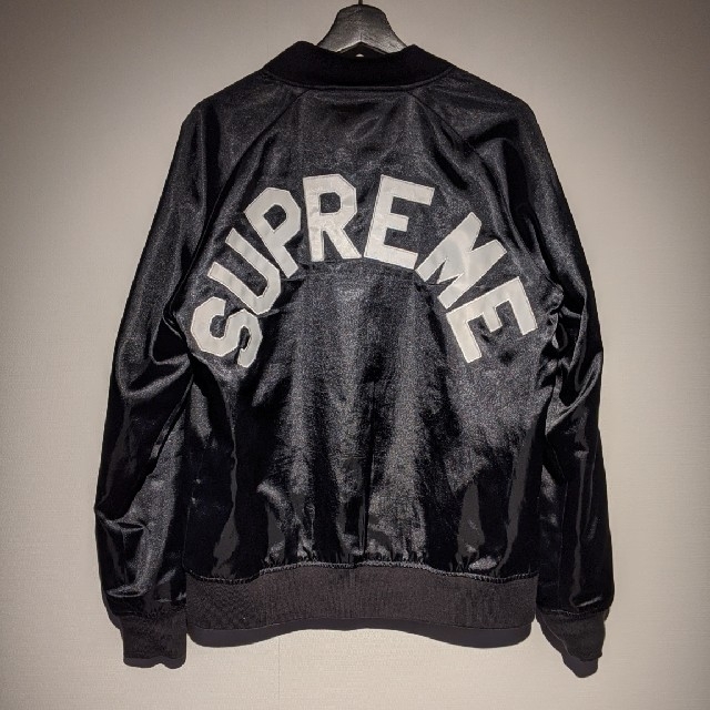 Supreme(シュプリーム)のsupreme Champion 13SS Satin Jacket スタジャン メンズのジャケット/アウター(スタジャン)の商品写真