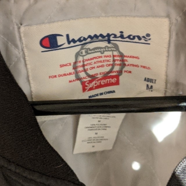 Supreme(シュプリーム)のsupreme Champion 13SS Satin Jacket スタジャン メンズのジャケット/アウター(スタジャン)の商品写真