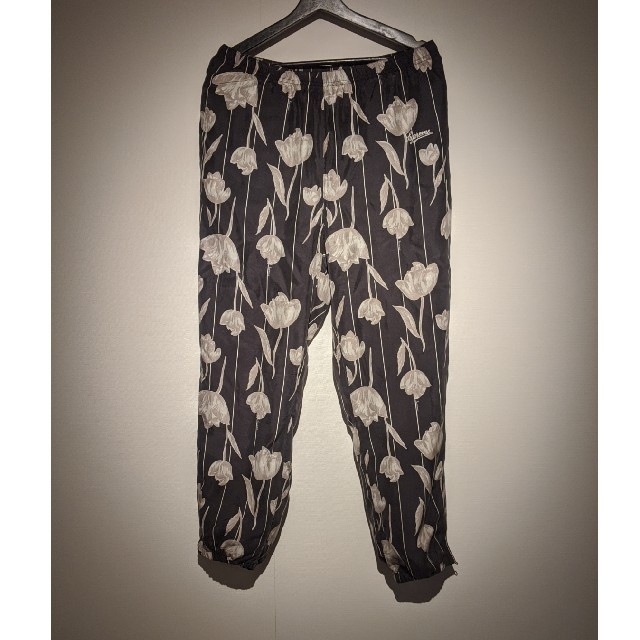 新品M Supreme Floral Silk Track Pant 19ss