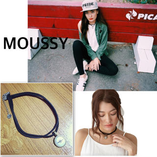 マウジー(moussy)のMOUSSY♡コインチョーカー(ネックレス)