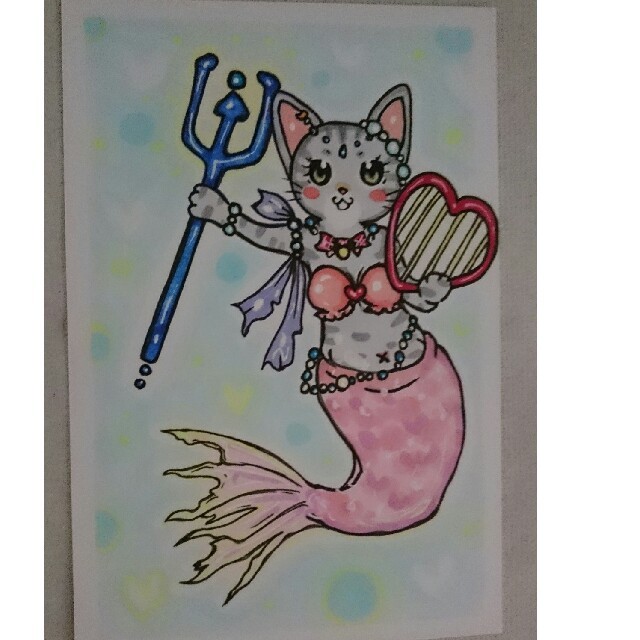 人魚姫 みたいな 猫イラスト ポストカードの通販 By 仮 ブーツ猫屋 ラクマ 人魚姫 みたいな 猫イラスト ポストカードの通販 By 仮 ブーツ猫屋 ラクマ