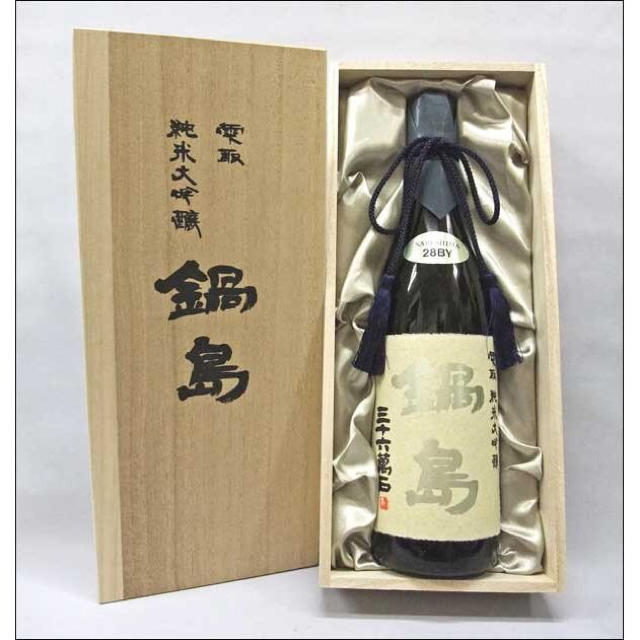 日本酒 鍋島の最上位 雫取 純米大吟醸 720ml 木箱入り