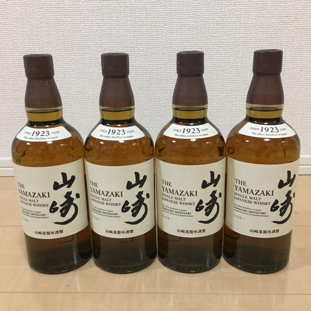 無料配達 サントリー 山崎 4本セット - ウイスキー 無料配達 サントリー 山崎 4本セット - ウイスキー