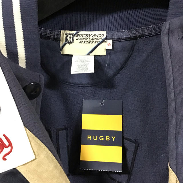 POLO RALPH LAUREN(ポロラルフローレン)のラルフローレン  ラグビー  トラックジャケット スウェット Sサイズ アウター メンズのトップス(ジャージ)の商品写真