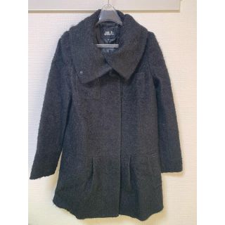 ジルスチュアート(JILLSTUART)の【JILL STUART ジルスチュアート】黒ラメ入りコートS（S～M）(ロングコート)