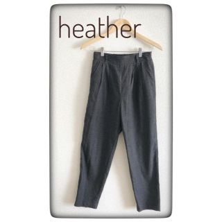 ヘザー(heather)の最終SALE！　heather  ヘザー　レディース　カジュアル　グレンチェック(カジュアルパンツ)