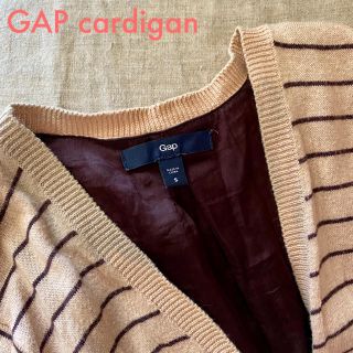 ギャップ(GAP)の【GAP／値下げ！送料込・即購入可】ボーダーカーディガン(カーディガン)