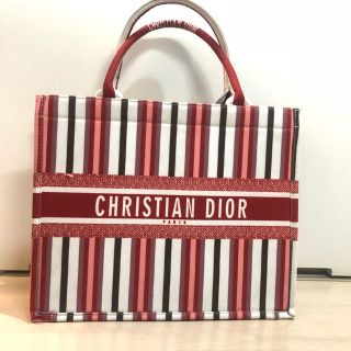 クリスチャンディオール(Christian Dior)のトートバッグ　キャンパス　トート　赤　未使用品　(トートバッグ)