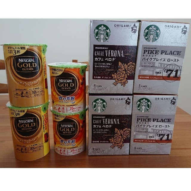 Starbucks Coffee(スターバックスコーヒー)の【ほり様専用】ゴールドブレンド バリスタ4個 食品/飲料/酒の飲料(コーヒー)の商品写真
