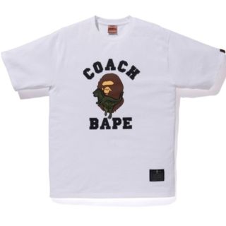 アベイシングエイプ(A BATHING APE)のA BATHING APE COACH 限定Tシャツ XLサイズ(Tシャツ/カットソー(半袖/袖なし))