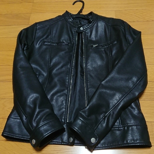 フェイクレザージャケット レディースのジャケット/アウター(ライダースジャケット)の商品写真