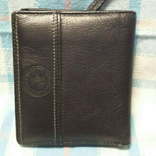 ポロクラブ(Polo Club)のPOLO  CLUB 二つ折り財布（黒）(折り財布)
