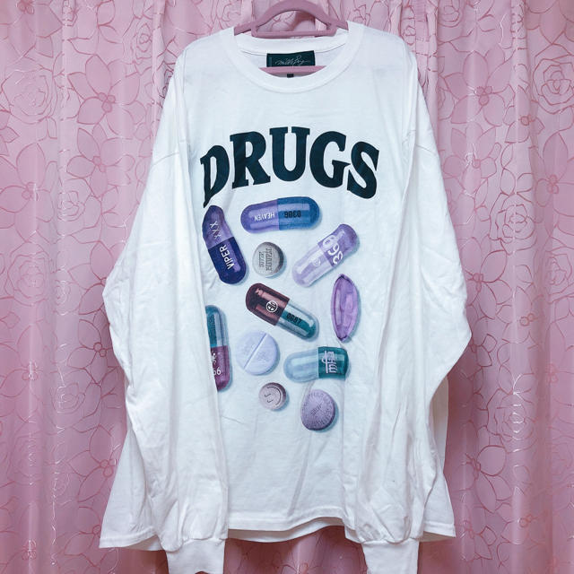 ミルクボーイmilkboy オーバーサイズTシャツ　drugs