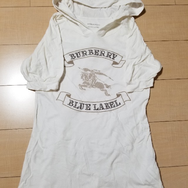 BURBERRY BLUE LABEL(バーバリーブルーレーベル)の【値下げ】BURBERRY　ロングTシャツ レディースのトップス(Tシャツ(半袖/袖なし))の商品写真