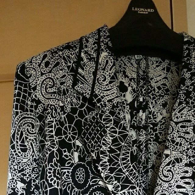 LEONARD(レオナール)のレオナール単衣の綿ジャケット レディースのジャケット/アウター(テーラードジャケット)の商品写真
