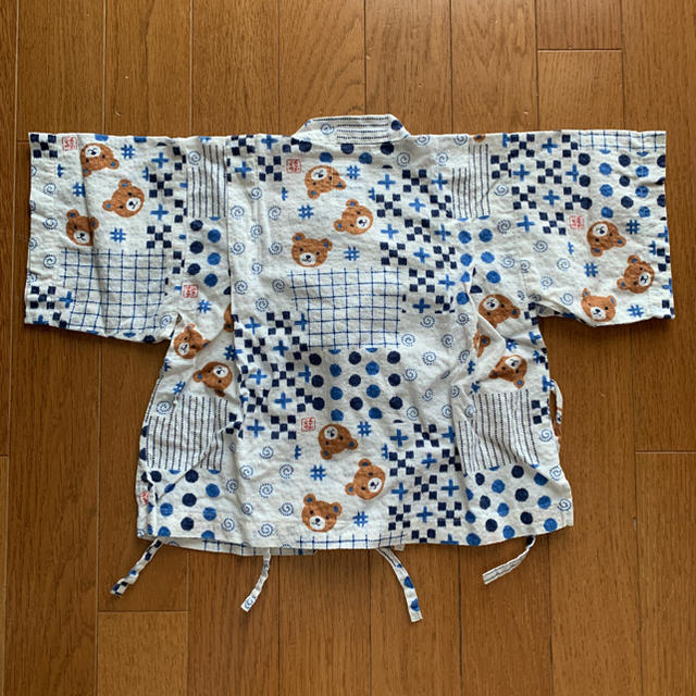 mikihouse(ミキハウス)のMIKI HOUSE 甚平 男の子 90cm キッズ/ベビー/マタニティのキッズ服男の子用(90cm~)(甚平/浴衣)の商品写真