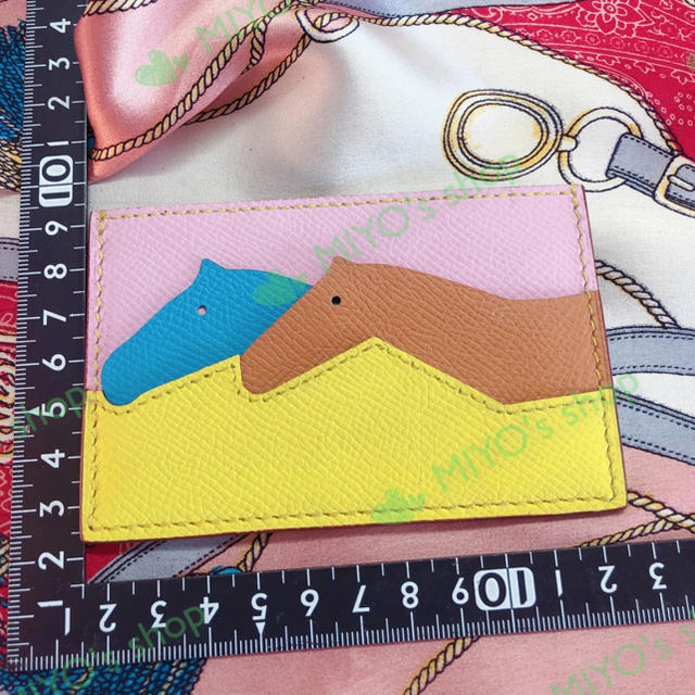 リトルホース♡カードケース　本革 レディースのファッション小物(名刺入れ/定期入れ)の商品写真
