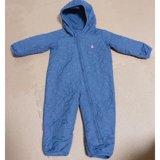 ベビーギャップ(babyGAP)のbaby Gap ベビーギャップ 紺 カバーオール 男の子 美品 80cm (カバーオール)