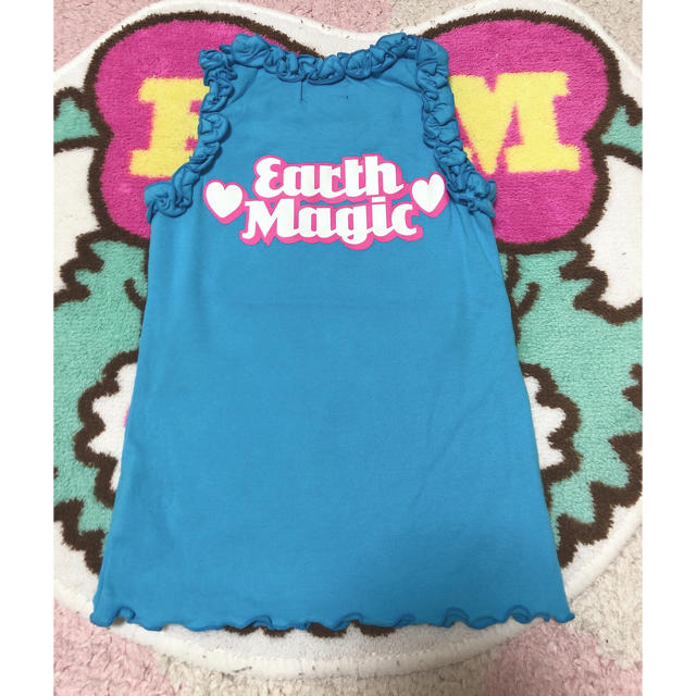 EARTHMAGIC(アースマジック)のEARTH MAGIC タンクトップ 120cm キッズ/ベビー/マタニティのキッズ服女の子用(90cm~)(Tシャツ/カットソー)の商品写真