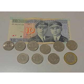 リトアニア旧紙幣&旧硬貨(貨幣)