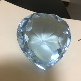 ダイヤモンド ダイヤ ガラス クリスタル オブジェ 置物 宝石 キラキラ