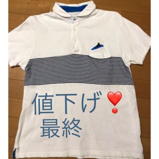 グラニフ(Design Tshirts Store graniph)の美品❣️グラニフ　ワンポイント白地ポロシャツ　Sサイズ(シャツ)