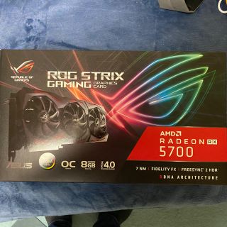 エイスース(ASUS)のASUS Radeon RX 5700 ROG-STRIX-RX5700-O8G(PCパーツ)