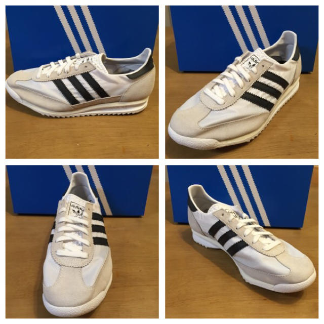 adidas(アディダス)の新品25アディダスSL72W白×黒 レディースの靴/シューズ(スニーカー)の商品写真