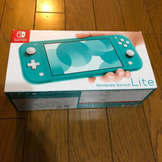 美品　任天堂switch lite 本体　ターコイズ