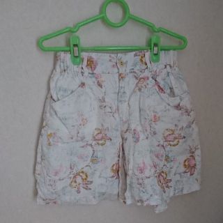 チャオパニックティピー(CIAOPANIC TYPY)の春夏♪チャオパニックティピー花柄ショートパンツ キュロット 麻(ショートパンツ)