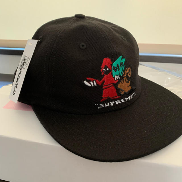 Supreme Shadow 6-Panel Black キャップ