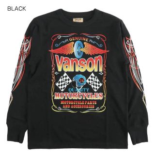 バンソン(VANSON)のvanson ピンストライプ ロンT  Lサイズ(Tシャツ/カットソー(七分/長袖))