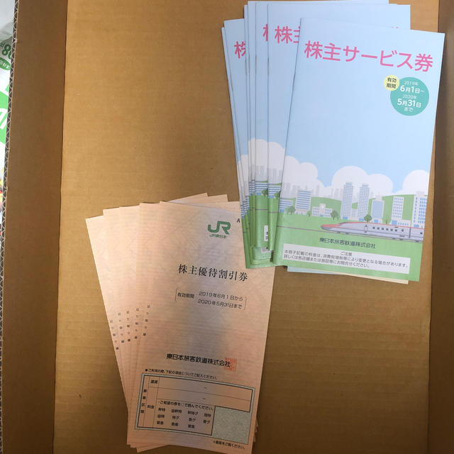 JR東日本株主優待割引券5冊＋サービス券9冊分の通販 by まる's shop｜ラクマ