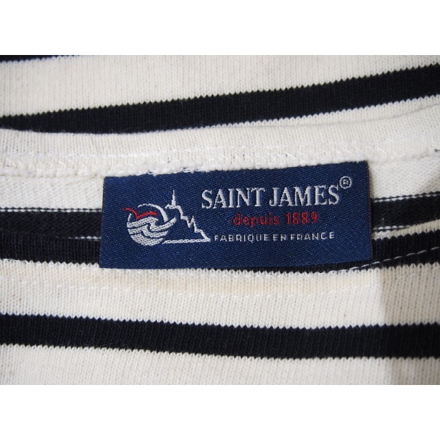 SAINT JAMES(セントジェームス)の❤️値下げ❤️【セントジェームス】定番カットソー バスク 生なり 黒 レディースのトップス(カットソー(長袖/七分))の商品写真