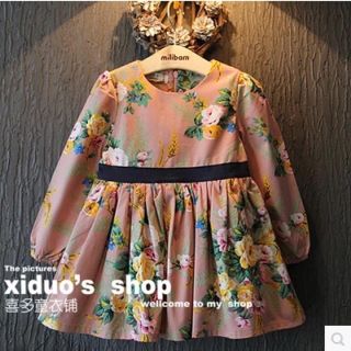 💛SALE💛130cm花柄ワンピース(ワンピース)