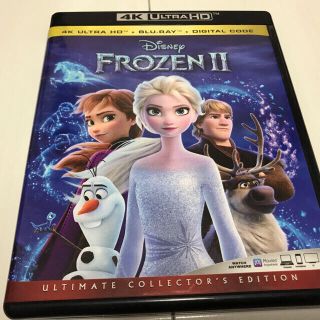 アナトユキノジョオウ(アナと雪の女王)のアナと雪の女王2 4Kuhd/Blu-ray 海外版　中古　4Kのみに日本語(アニメ)