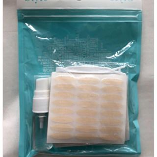 半月太めshefun ふたえテープ メッシュ メザイク 水で貼る アイテープ (その他)