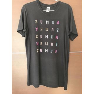 ズンバ(Zumba)の【値下げ！美品】Zumba Tee スワロフスキー付き　XS/S  黒(Tシャツ(半袖/袖なし))